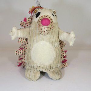 Les Deglingos Original Plush Piko Hedgehog Colorful Stuffed Animal